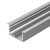 Профиль с экраном SL-LINIA62-F-2500 ANOD+OPAL (Arlight, Алюминий)
