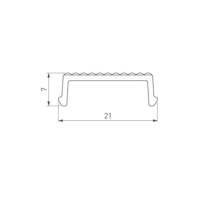 Экран призматический SL-LINE-W20-2500 (Arlight, Пластик) 033745 