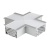 Угол S2-LINIA69-F-X90 крестовой (Arlight, Металл) Угол S2-LINIA69-F-X90 крестовой (Arlight, Металл)