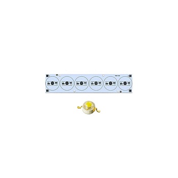 Плата 156x34-6Е-MONO Emitter (6x LED, 724-133)