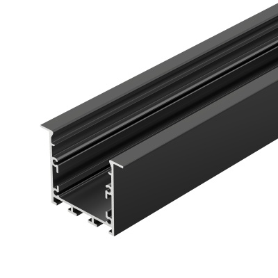 Профиль LINIA49-F-M-3000 BLACK (Arlight, Алюминий)