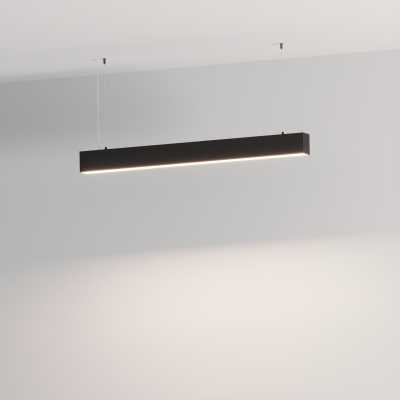 Светильник SP-LINE-HANG-6085-L1495-55W Warm3000 (RAL9005, 120 deg, 230V) IP33 (Arlight, Металл)