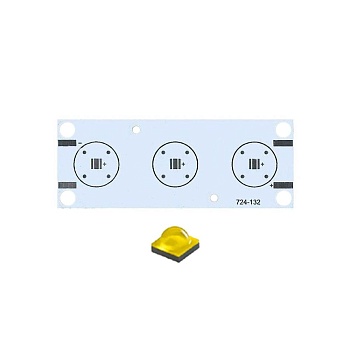 Плата 80x30-3XP CREE (3x LED, 724-132)