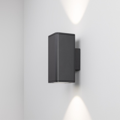Светильник LGD-EVO-WALL-TWIN-S100x100-2x12W Day4000 (GR, 44 deg, 230V) (Arlight, IP54 Металл, 3 года)
