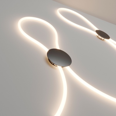 Крепление MOONLIGHT-BASE-ROUND-D18-M Black (Arlight, Металл) ARLIGHT Арт. 045693