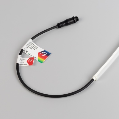 Лента герметичная WAVE-TOP-PU-H120-10x10mm 24V RGB (10 W/m, IP68, 1m, wire x1) (Arlight, Вывод боковой, 3 года) ARLIGHT Арт. 052641
