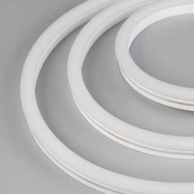 Светодиодная лента герметичная WAVE-SIDE-A120-12x25mm 230V Warm3000 (12 W/m, IP67, 50m, wire x2) (Arlight, Грибовидная форма)