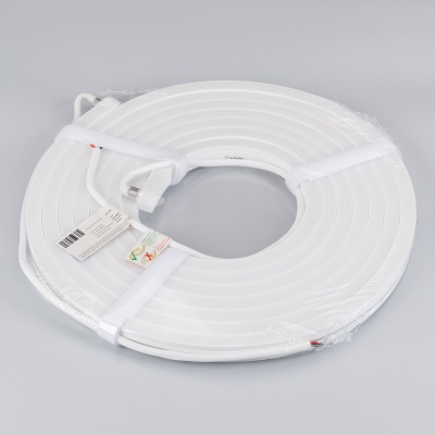 Светодиодная лента герметичная MOONLIGHT-SIDE-A140-12x17mm 24V Warm2700 (9.6 W/m, IP67, 5m, wire x2) (Arlight, Вывод боковой, 5 лет)