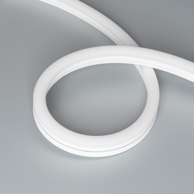 Светодиодная лента герметичная MOONLIGHT-SIDE-A140-12x24mm 24V Day5000 (9.6 W/m, IP68, 5m, wire x2) (Arlight, Вывод прямой, 3 года)