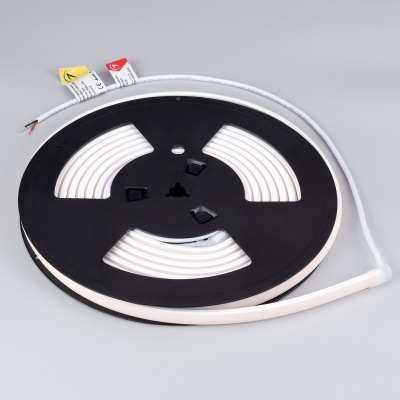 Лента герметичная MOONLIGHT-TOP-X320-11x7mm 24V Day4000 (10 W/m, IP65, CSP, 5m, wire x2) (Arlight, Силикон) ARLIGHT Арт. 037561