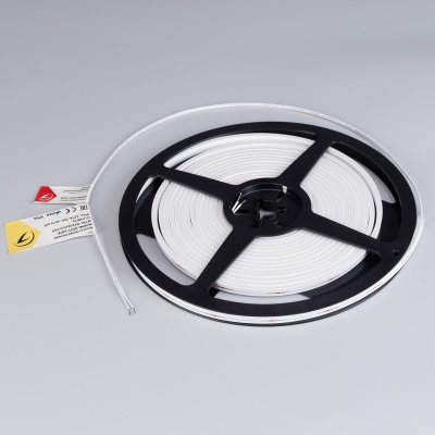 Светодиодная лента герметичная MOONLIGHT-SIDE-M196-03x06mm 24V Warm2300 (7.2 W/m, IP54, 2216, 5m, wire x2) (Arlight, Вывод прямой, 3 года)