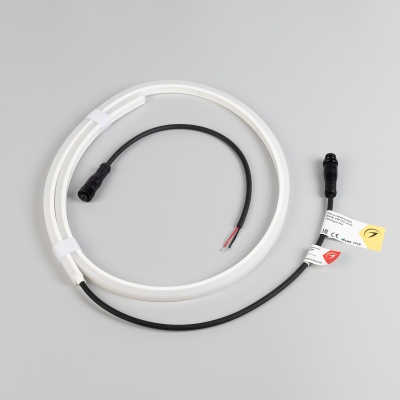 Лента герметичная WAVE-TOP-PU-A144-10x10mm 24V White5700 (5 W/m, IP68, 1m, wire x1) (Arlight, Вывод боковой, 3 года) ARLIGHT Арт. 052596