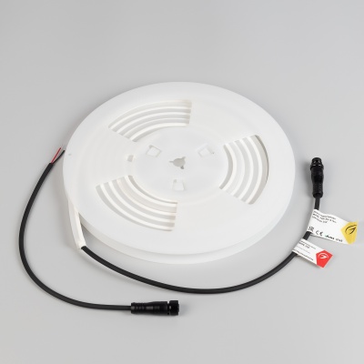 Лента герметичная WAVE-TOP-PU-A144-10x10mm 24V Warm2700 (5 W/m, IP68, 3m, wire x1) (Arlight, Вывод боковой, 3 года) ARLIGHT Арт. 052635