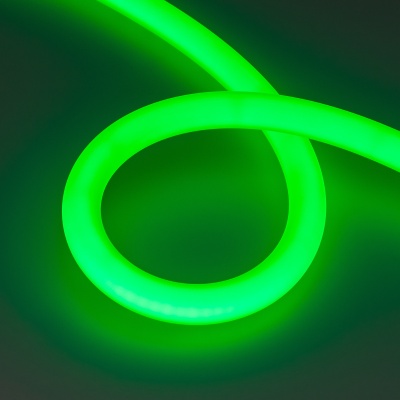 Светодиодная лента герметичная MOONLIGHT-BLACK-SIDE-G280-D25mm 24V RGB 360deg (14.4 W/m, IP65, 3m, wire x1) (Arlight, Вывод боковой, 3 года)