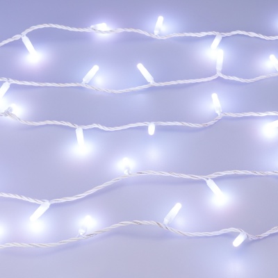 Светодиодная гирлянда ARD-STRING-CLASSIC-10000-WHITE-100LED-MILK-LIVE RGB-DMX (24V, 10W) (Ardecoled, IP65)