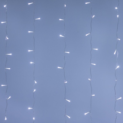 Светодиодная гирлянда ARD-CURTAIN-HOME-1500x1500-CLEAR-144LED White (230V, 6W) (Ardecoled, IP20)