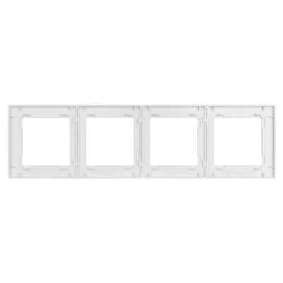 Рамка стеклянная FRM-GLARE-GS-4-WH (Arlight, -)