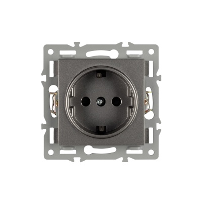 Механизм электрической розетки SCT-MEU1-PL-GR (250V, 16A) (Arlight, -)