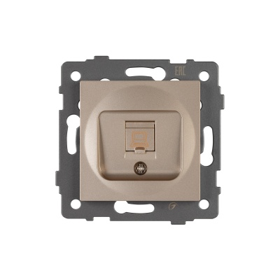 Механизм компьютерной розетки SCT-MPC1-PL-GD-V (RJ-45, CAT6) (Arlight, -)