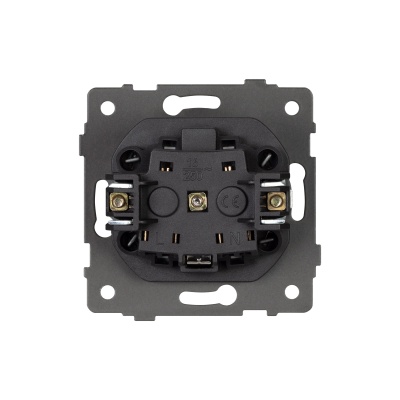 Механизм розетки влагозащищённый SCT-MCP-PL-GD-V (250V, 16A) (Arlight, -)