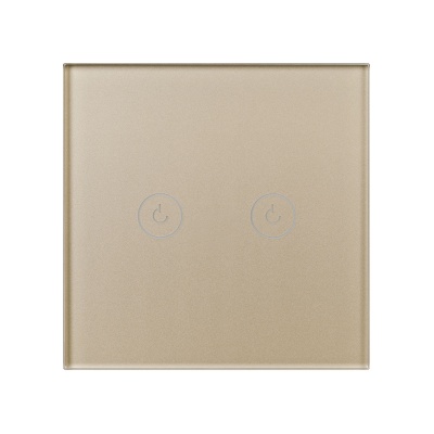 Выключатель сенсорный SWT-OMALI-S02-ZB-GD (250V, 10A, Zigbee) (Arlight, Стекло)