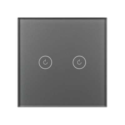 Выключатель сенсорный SWT-OMALI-S02-ZB-GR (250V, 10A, Zigbee) (Arlight, Стекло)