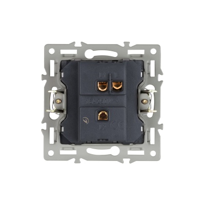 Механизм выключателя одноклавишный проходной SWT-MKP1-PL-GR (250V, 16A) (Arlight, -)