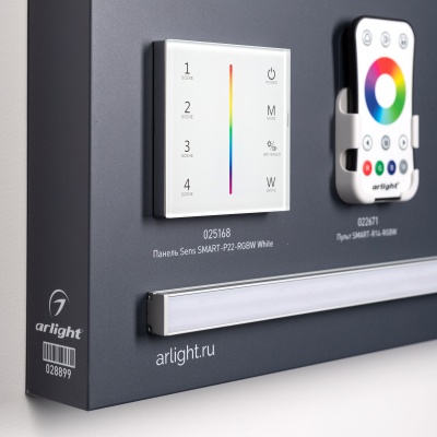 Стенд Системы Управления SMART 830x600mm (DB 3мм, пленка, лого, Arlight)
