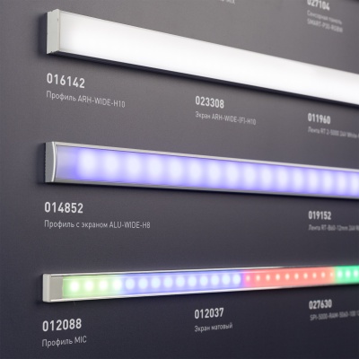 Стенд Управление светильниками DMX512 E34 1760x600mm (DB 3мм, пленка, лого, Arlight)