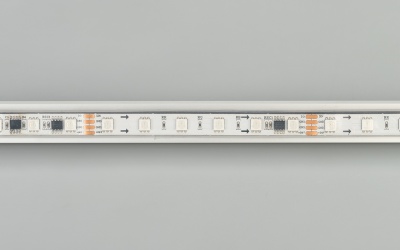 Лента SPI-5000P-5060-60 24V Cx6 RGB-Auto (12mm, 13.2W/m, IP66) (Arlight, Закрытый, IP66) ARLIGHT Арт. 026570(1)