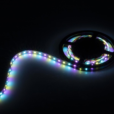 Светодиодная лента SPI-5000-5060-30 12V Cx3 RGB-Remote (10mm, 7.2W, IP20) (Arlight, Открытый, IP20) ARLIGHT Арт. 020978(1)