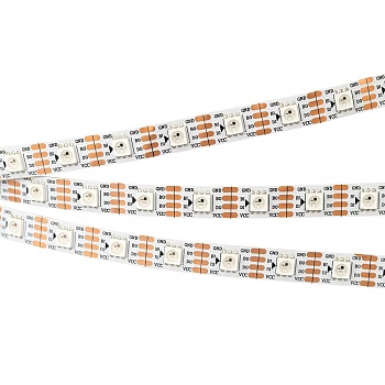 Светодиодная лента SPI-5000-RAM 12V RGB (5060, 60 LED/m, x1, AM, Arlight, Открытый, IP20)