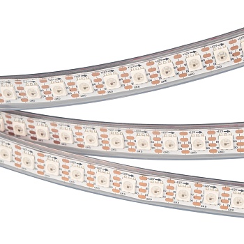 Светодиодная лента SPI-5000P-RAM 12V RGB (5060, 100 LED/m, x1, AM, Arlight, Закрытый, IP66)