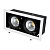 Светильник CL-KARDAN-S375x190-2x25W Day4000 (WH-BK, 30 deg) (Arlight, IP20 Металл, 3 года)