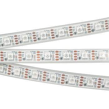 Светодиодная лента SPI-5000PGS-RAM-5060-60 12V Cx1 RGB-Auto (12mm, 8W/m, IP67) (Arlight, Закрытый, IP67)