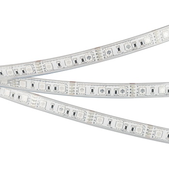 Лента RTW-5000PU-5060-60 12V RGB (12.5mm, 14.4W, IP68) (Arlight, Закрытый)