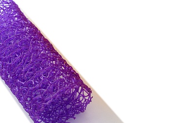 Декоративный материал из ПВХ нити, фиолетовый