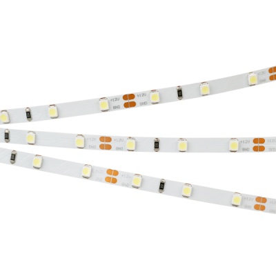 Лента RT 2-5000 12V Warm2400 5mm (3528, 300 LED, LUX) (Arlight, 4.8 Вт/м, IP20)