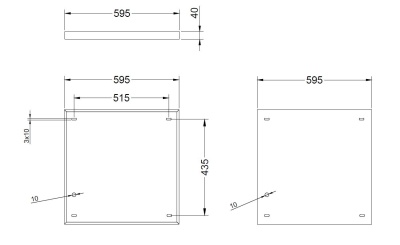 Светильник светодиодный серии LedNik Office ARM 30 opal 4000K   full light