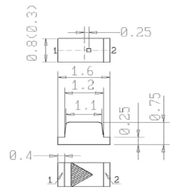 Светодиод ARL2-0603PGC ARLIGHT Арт. 008286
