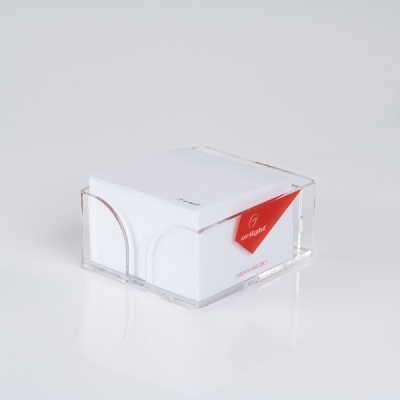 Блок для записей в подставке arlight PR-90x90 Clear (Arlight)