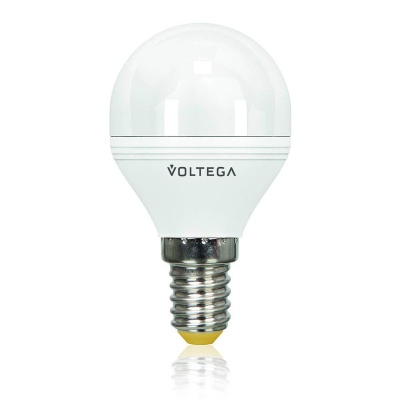 Лампа светодиодная диммируемая Voltega E14 6W 2800К матовая VG2-G2E14warm6W-D 5493