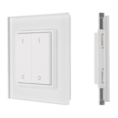 Панель Knob SR-2833K2-RF-UP White (3V, DIM,2 зоны) (Arlight, IP20 Пластик, 3 года)