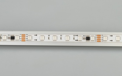 Светодиодная лента SPI-5000-AM 24V RGB (5060, 60 LED/m, x6, Arlight, Открытый, IP20) ARLIGHT Арт. 026765