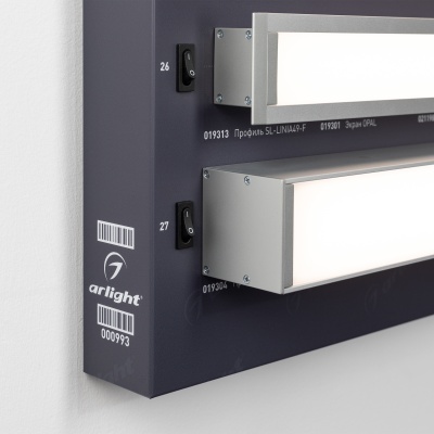 Стенд Светодиодные Ленты RT-LUX-1100x600mm (DB 3мм, пленка, лого) (Arlight, -)