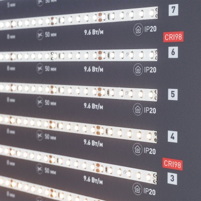 Стенд Светодиодные Ленты RT-LUX-1100x600mm (DB 3мм, пленка, лого) (Arlight, -)