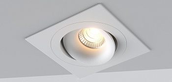 Встраиваемые светильники gira frame white ledmonster