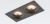 Встраиваемые светильники loft black 2x fb ledmonster
