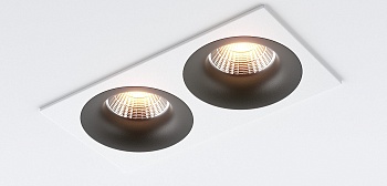 Встраиваемые светильники loft black 2x fw ledmonster