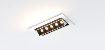 Встраиваемые светильники vader 5 white ledmonster